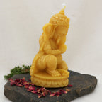 Ganesha Ritual Candle made of Beeswax
