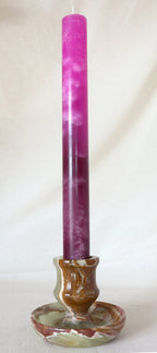 Onyx marble candle holder