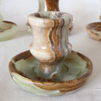 Onyx marble candle holder