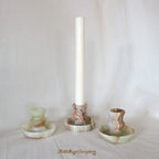Onyx marble candle holder