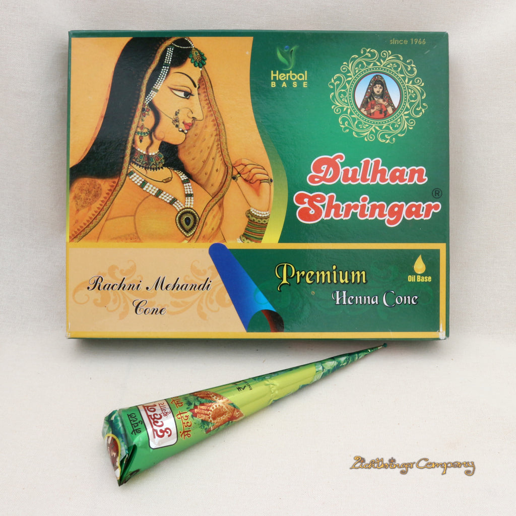 Dulhan Shringar Henna Tube in Rotbraun für temporäre Mehndi Körperbemalung