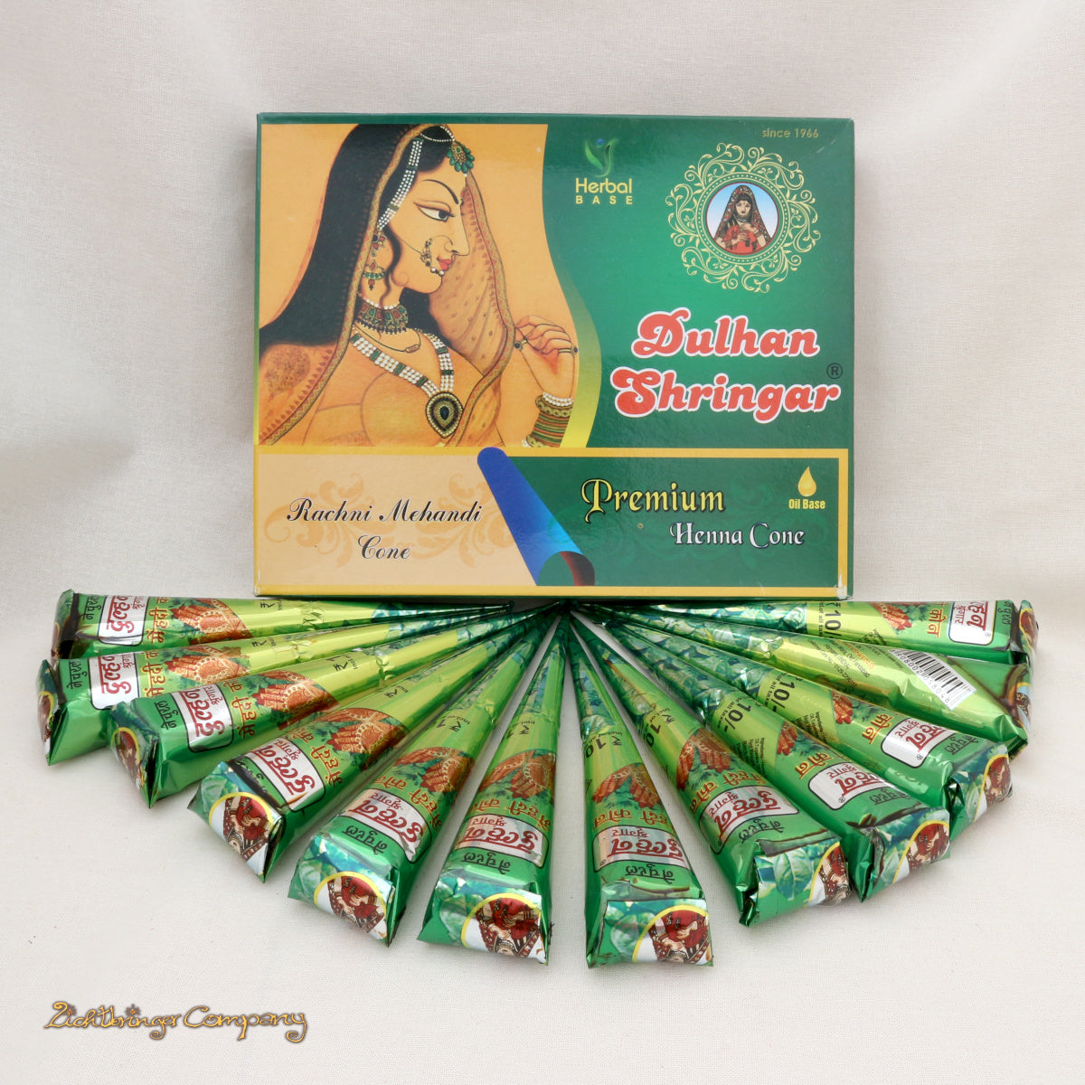 Dulhan Shringar Henna Tube mit gebrauchsfertiger rotbrauner Henna Paste