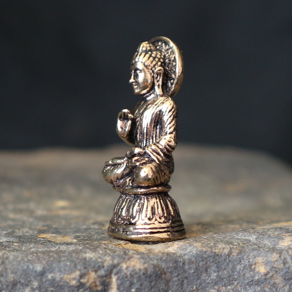 Gautama Bouddha - Miniature en laiton
