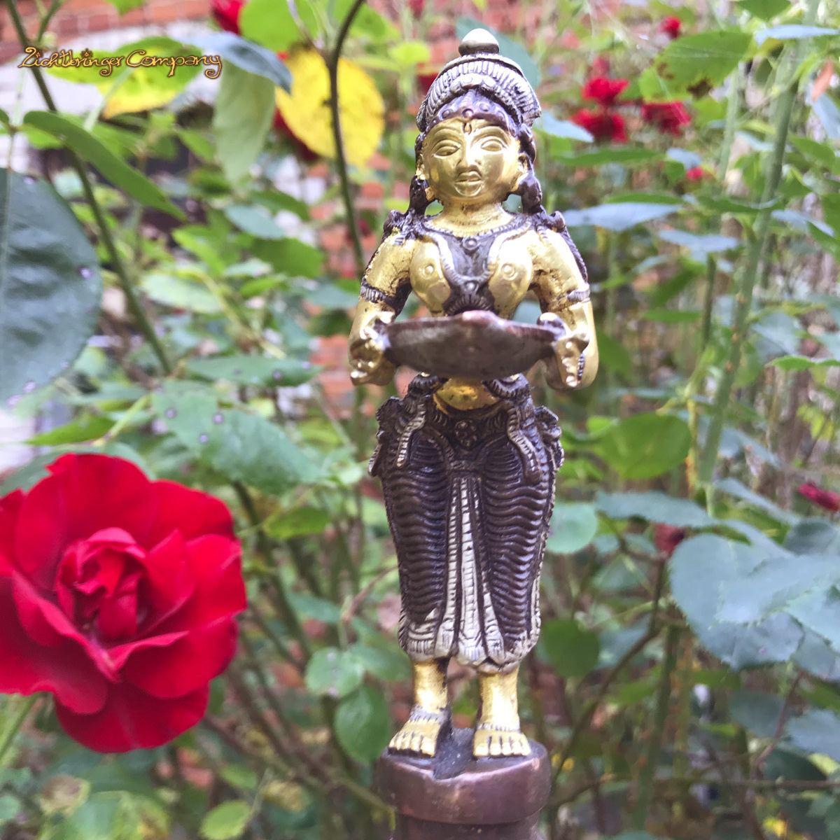 Deep Lakshmi Statue - Höhe 13 cm, 300 Gramm