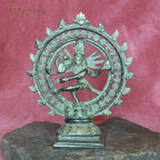 Shiva Nataraj - der kosmische Tänzer- Höhe 15 cm, 470 Gramm
