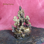 Green Tara - copper - height 9 cm, 260 grams