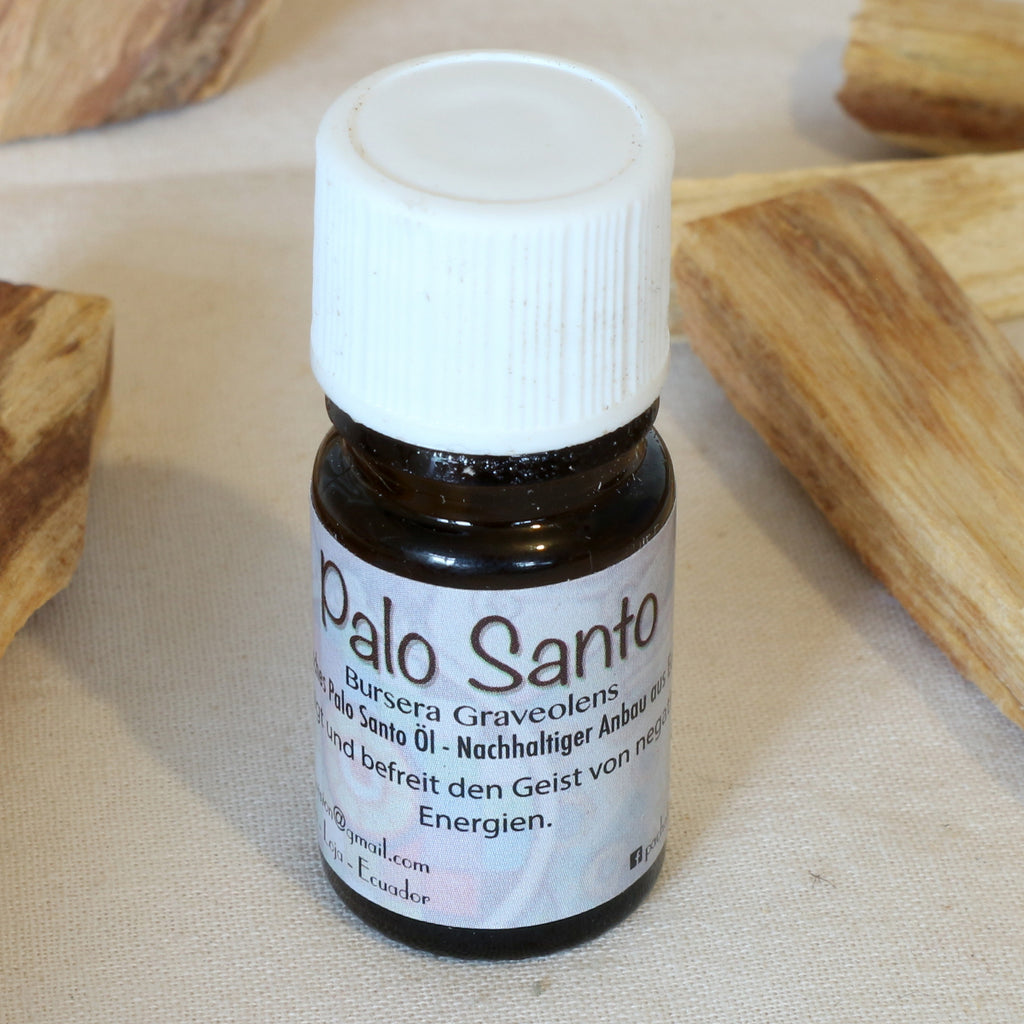 Palo Santo Öl, ätherisches Öl 100 % rein, im Glasflaschen mit Dosieren