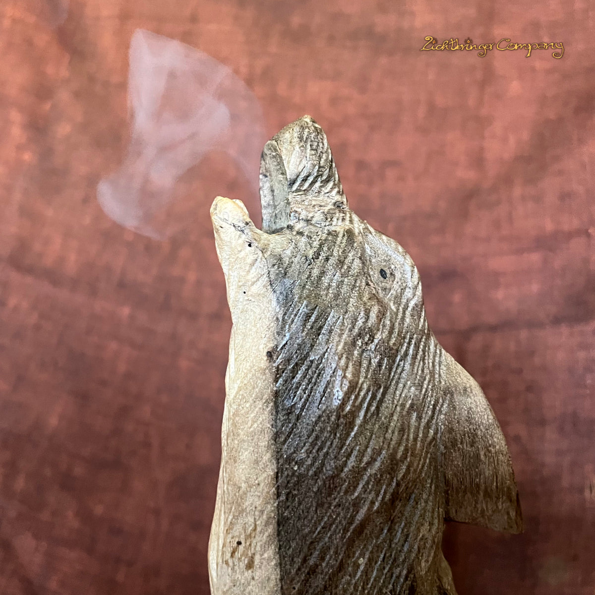Heulender Wolf - Halter für Räucherkegel