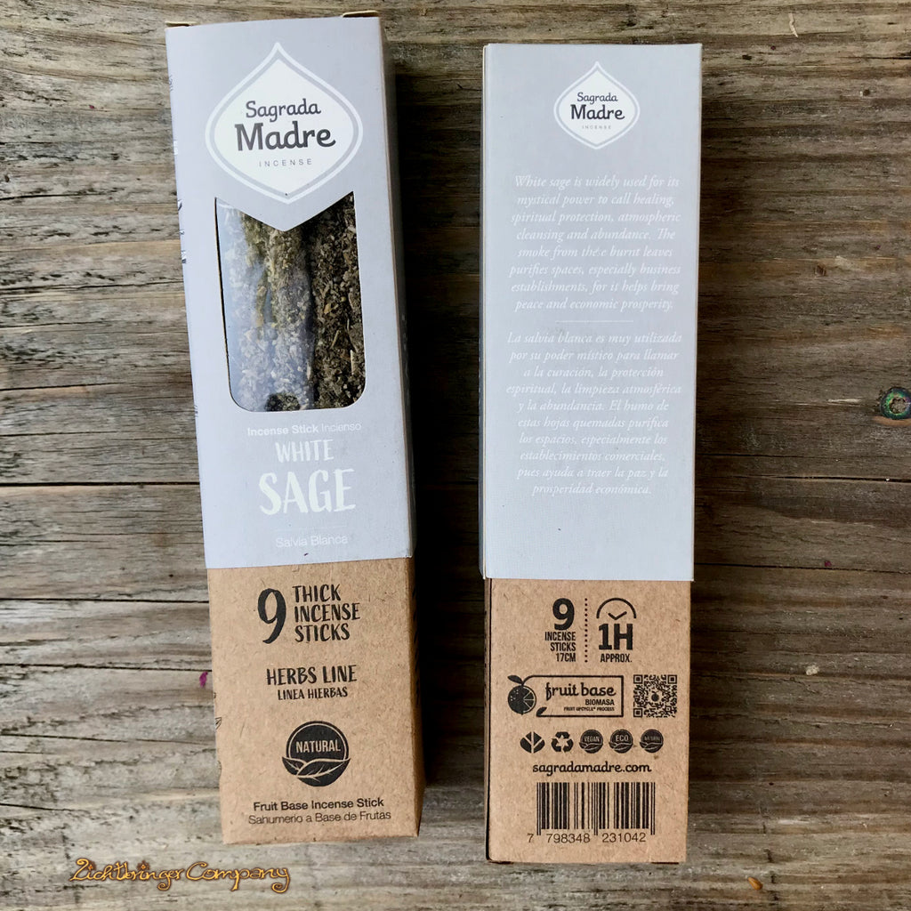 Sagrada Madre Räucherstäbchen White Sage, Verpackung 