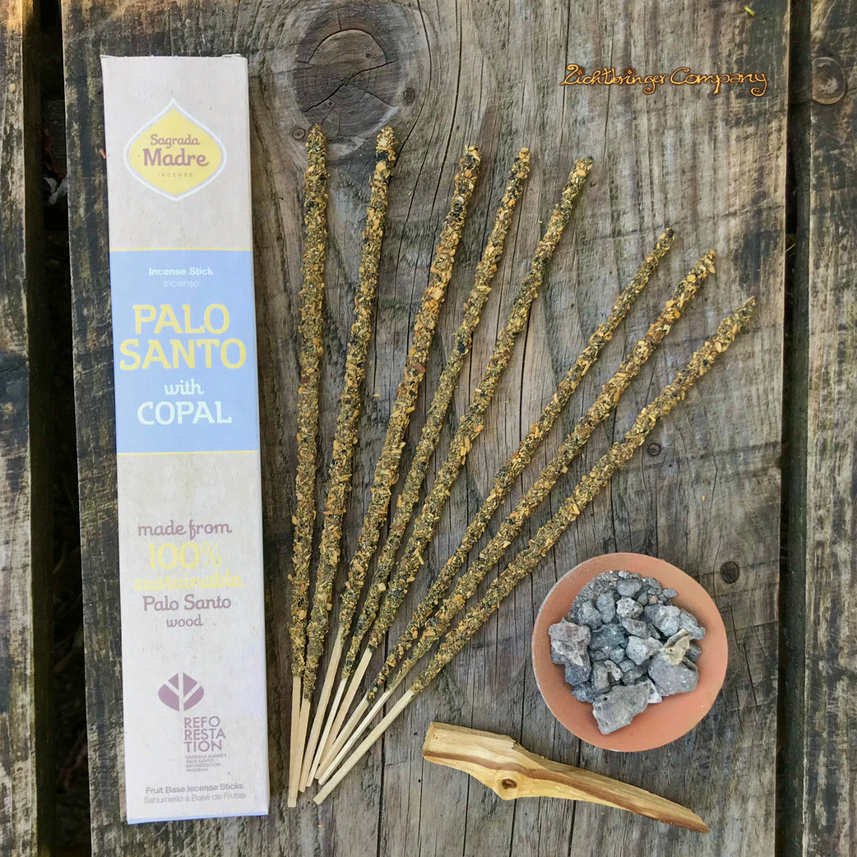 Sagrada Madre Räucherstäbchen Palo Santo mit Copal
