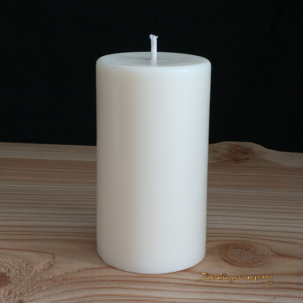 Rapskerze in Stumpenform, Höhe 10 cm