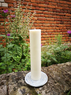 27 cm hohe Rapswachs Stumpenkerze