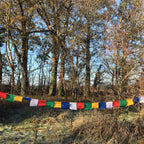 Tibetan Prayer Flags 4.20 m long - made of cotton