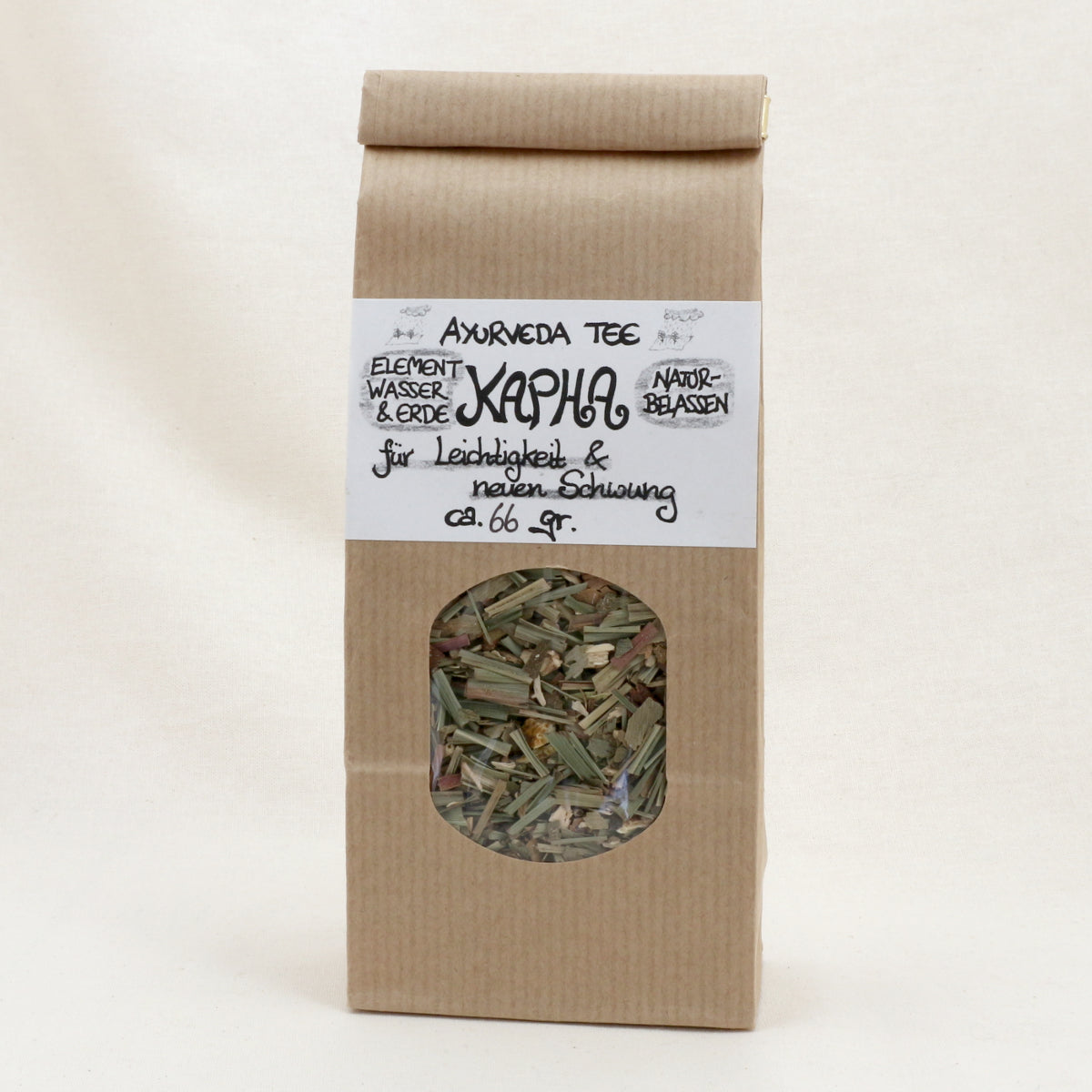 Kapha Ayurveda-Tee - Element Erde – Ayurveda Kräutertee im Blockbodenbeutel von Lichtbringer Company