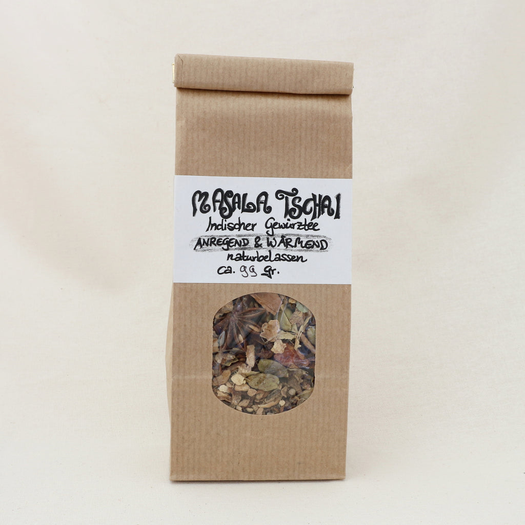 Masala Tschai - indische Chai-Teemischung – Chai Gewürztee im Blockbodenbeutel, große Packung von Lichtbringer Company