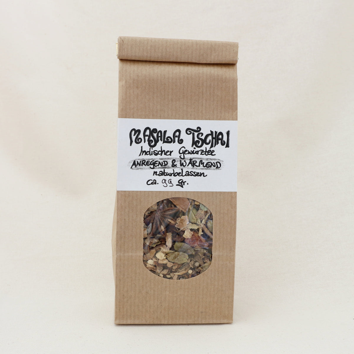 Masala Tschai - indische Chai-Teemischung – Chai Gewürztee im Blockbodenbeutel, große Packung von Lichtbringer Company