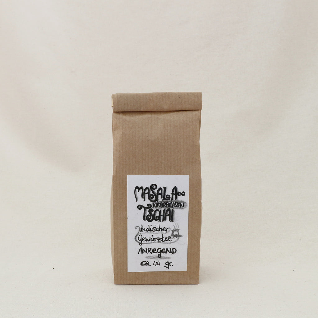 Masala Tschai - indische Chai-Teemischung – Chai Gewürztee im Blockbodenbeutel, kleine Packung von Lichtbringer Company