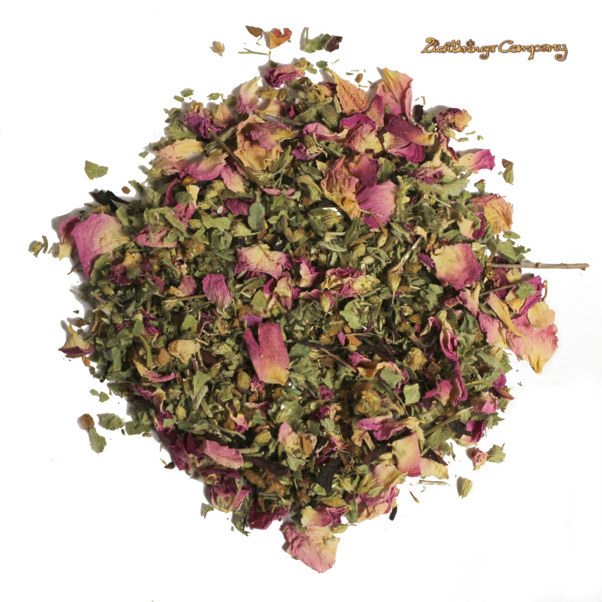 Rote Mondin Frauentee mit Frauenmantel, Schafgarbe, Hibiskus, Rosenblüten, Damiana