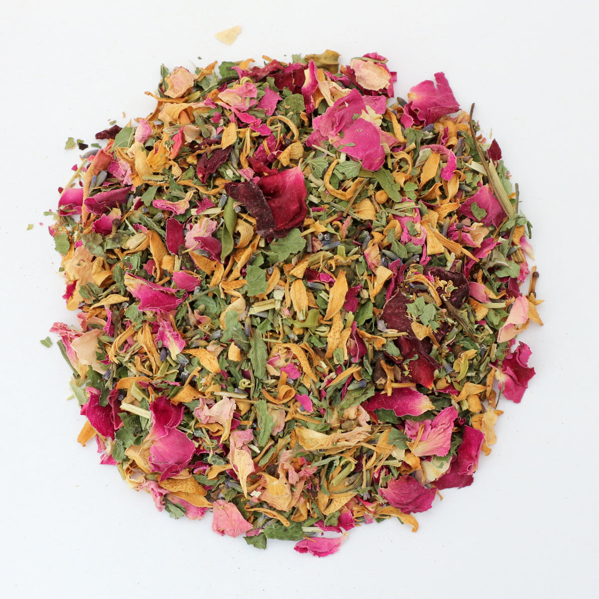 Traum-Tee Blütentee mit Rosenblüten, Orangenblüten und Lavendel
