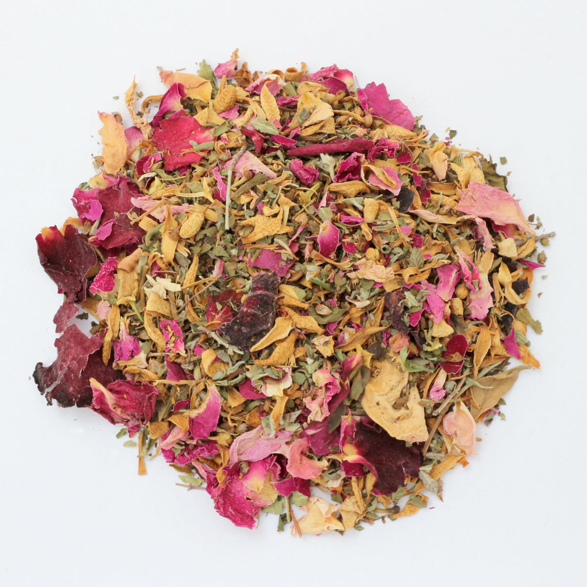 Tulsi Harmonie Kräutertee mit Tulsi, Damiana, Rosen- und Orangenblüten