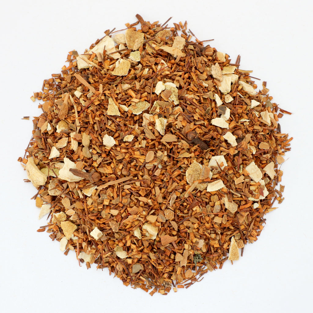 Wintertee Gewürztee mit Rooibos, Zimt, Orangenschale, Ingwer und Nelken