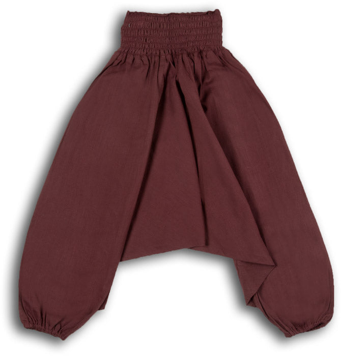 Aladinhose Kinder Größe M Farbe weinrot